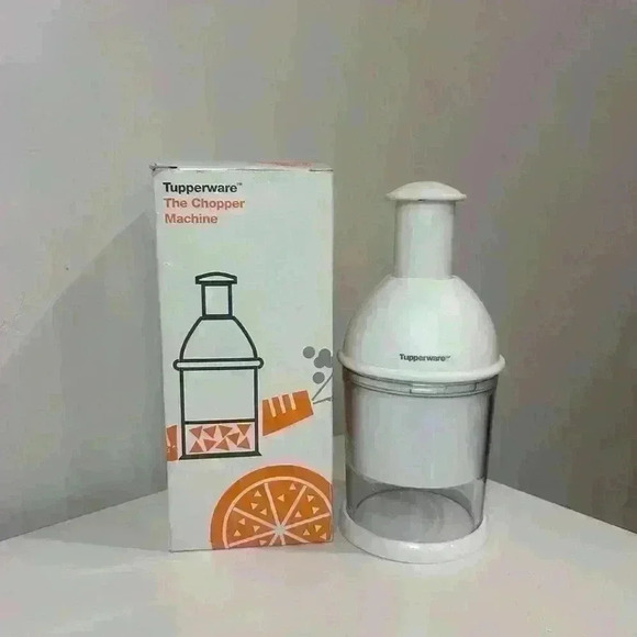 Tupperware The Chopper Machine White Kitchenware Food Cutter Dicer - Picture 3 of 5